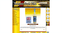Desktop Screenshot of belgianstyleales.com